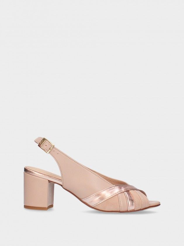 pink medium heel shoes