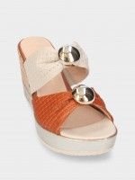 High Wedge Female Mules