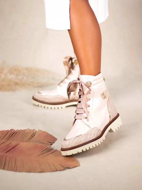 Women's Military Style Boot Raquel 06