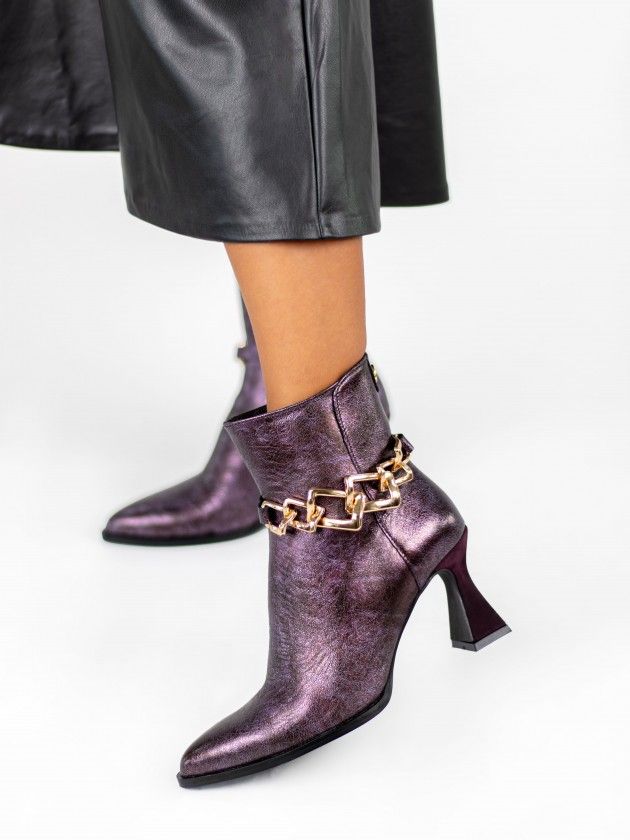 Mossimo Supply Co. | Shoes | Purple Metallic Snake Embossed Heels | Poshmark