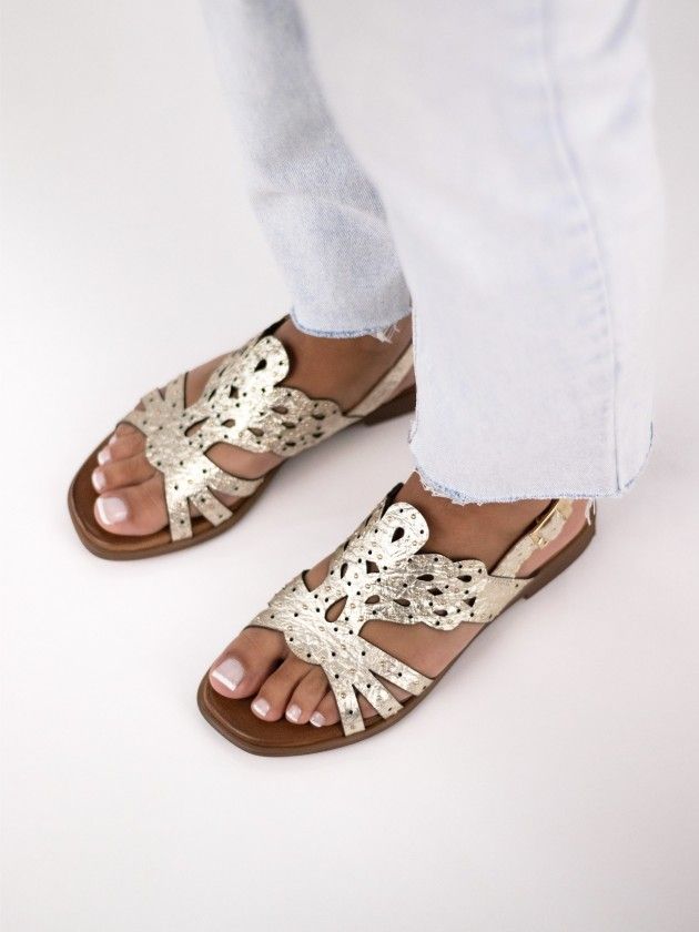 Sandalias  Tacn Raso Luca 16