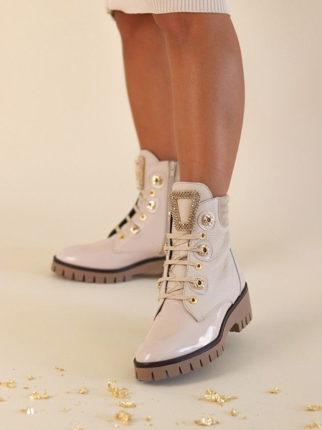 Bottes Beige Casual Chic pour Femmes Monica01 Boutique Chaussures Online MLV Portuguese Shoes