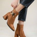 High Heel Leatehr Ankle Boot Luciana 12