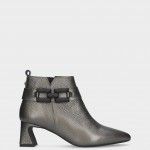 Mid Heel Leather Ankle Boot Lori 42