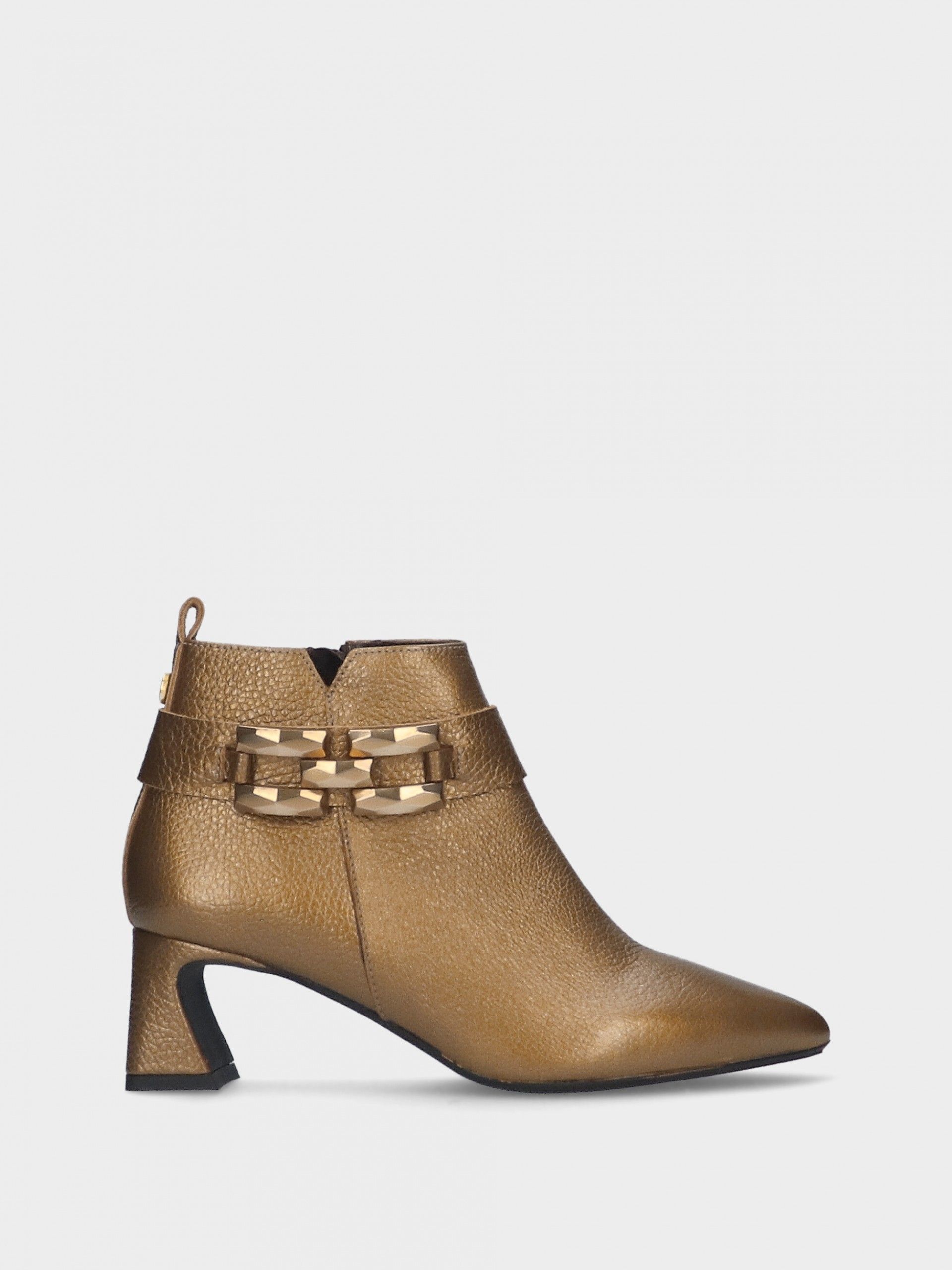 Botim Salto Médio em Pele  Lori 42