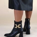 High Heel Leatehr Ankle Boot Luciana 12