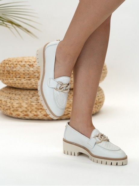Mocassim Plateforme en Cuir  Mara 07