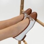 Ballerines en Cuir  Rosa 11