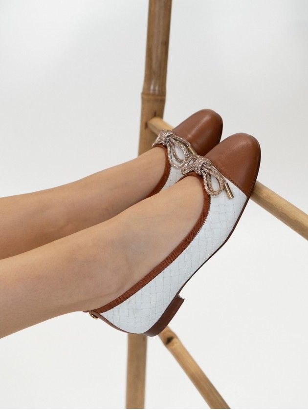 Ballerines en Cuir  Rosa 11