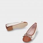 Ballerines en Cuir  Rosa 11