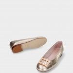 Leather Ballet Flats Rosa 15
