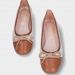 Ballerines en Cuir  Rosa 11