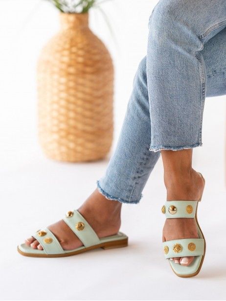Chinelo  em Pele Raso Cindy 08