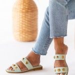 Chinelo  em Pele Raso Cindy 08