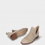 Flat Heel Leather Ankle Boot Isabela 20