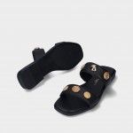 Chanclas  en Piel Planas Cindy 08