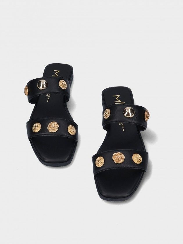 Chanclas  en Piel Planas Cindy 08