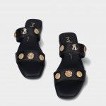 Chanclas  en Piel Planas Cindy 08
