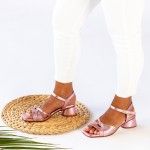 Sandales  Talon Moyen Clarisse 01