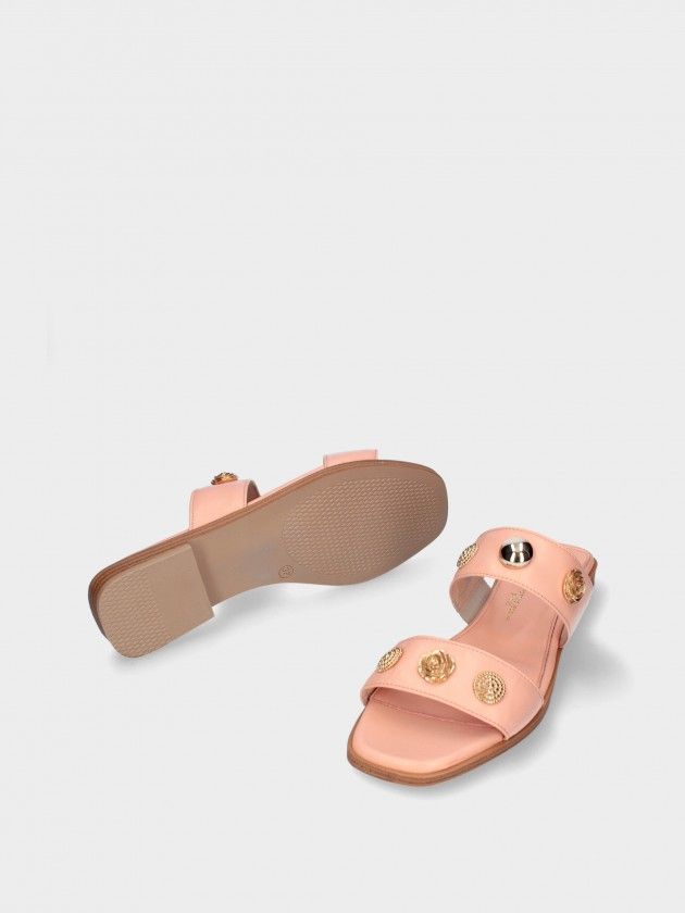 Chaussons  en Cuir Plats Cindy 08