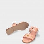Chaussons  en Cuir Plats Cindy 08