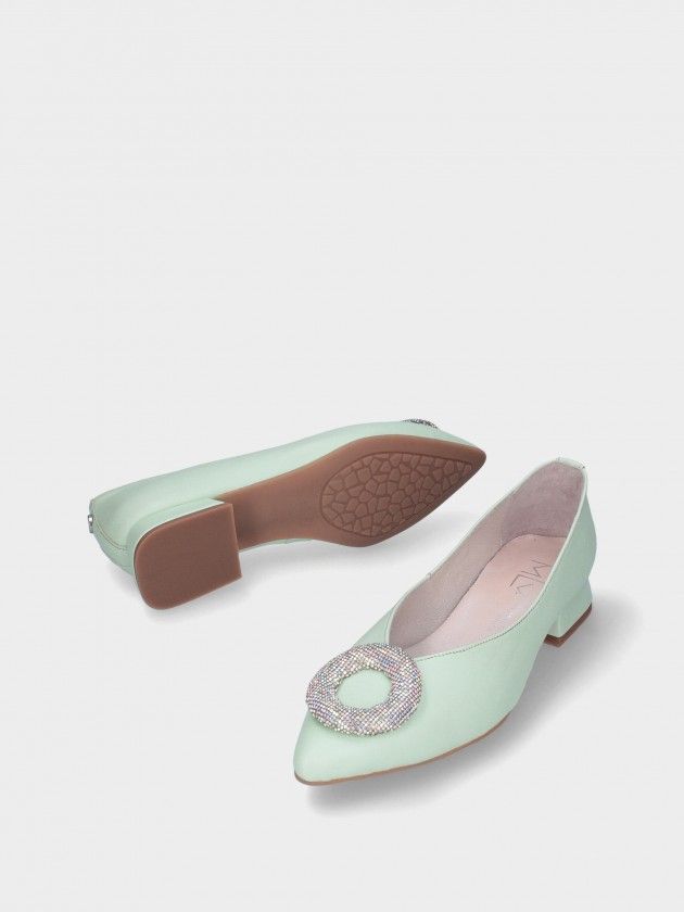 Zapatos en Piel  Tacn Bajo Lea 87