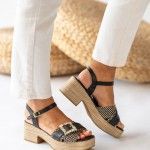 Sandales  Talon Compense Micaela 03