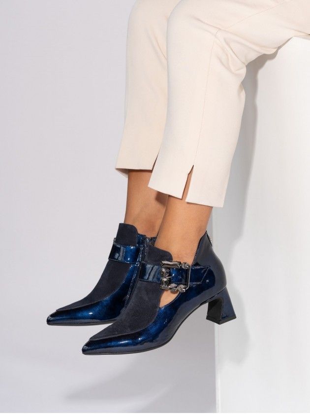 Mid Heel ankle Boot Lori 48