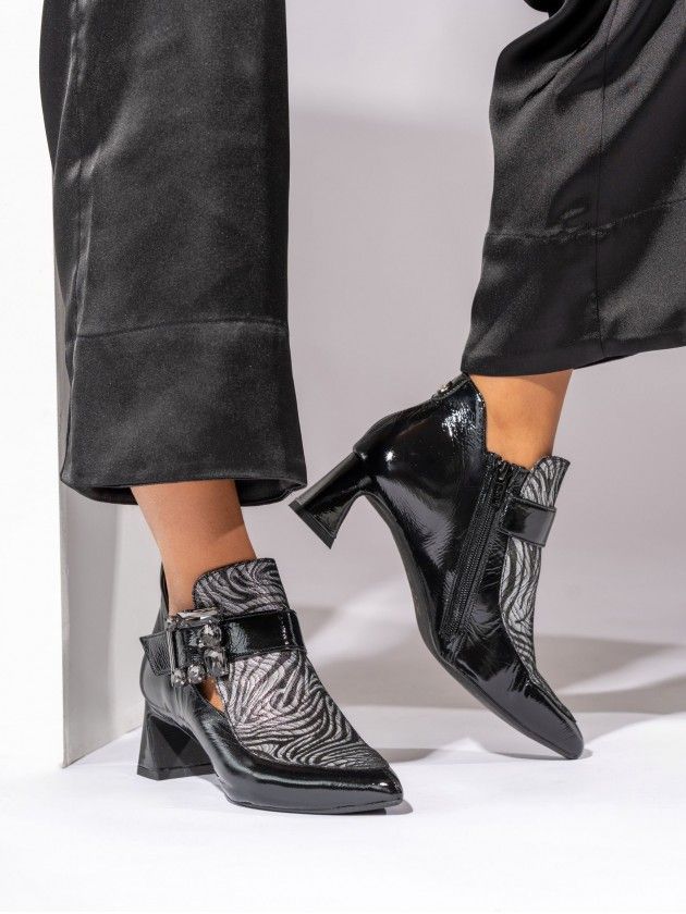Mid Heel ankle Boot Lori 48