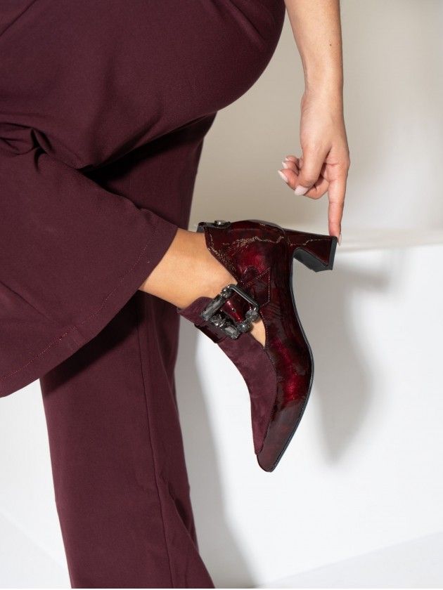 Mid Heel ankle Boot Lori 48
