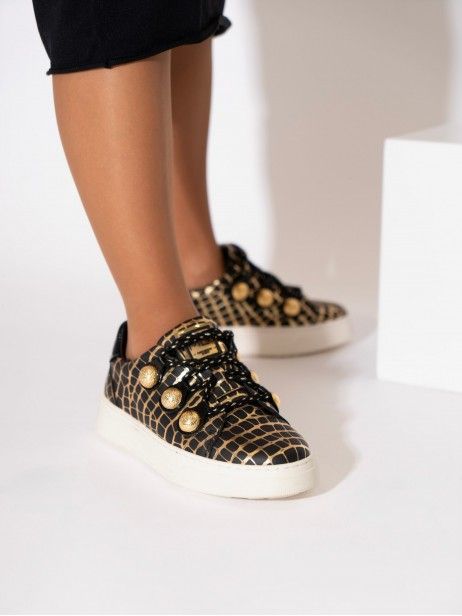 Leather Casual Chic Sneaker Anita 25