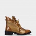Bottine Talon Bas en Cuir  Rafaela 87