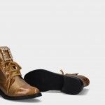 Bottine Talon Bas en Cuir  Rafaela 87