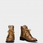 Bottine Talon Bas en Cuir  Rafaela 87