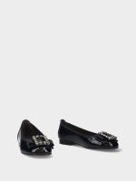 Leather Ballet Flats Rosa 17