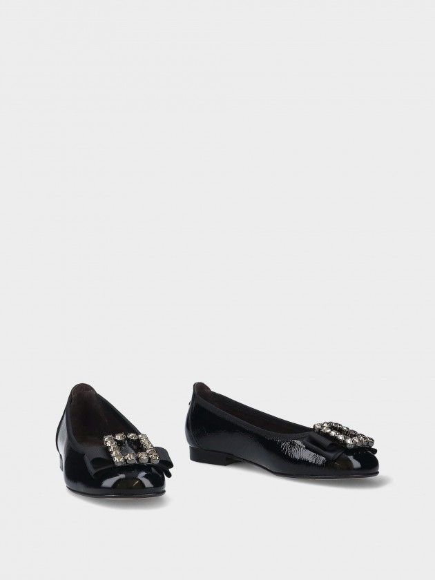 Leather Ballet Flats Rosa 17