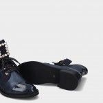 Bottine Talon Bas en Cuir  Rafaela 87