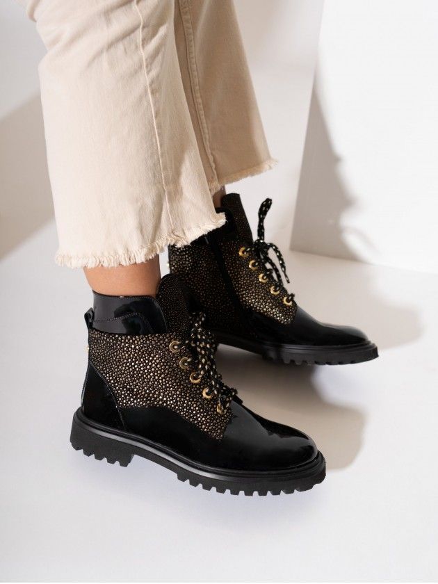 Bottines en Cuir  Raissa 01