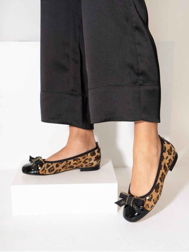 Leather Ballet Flats Rosa 18