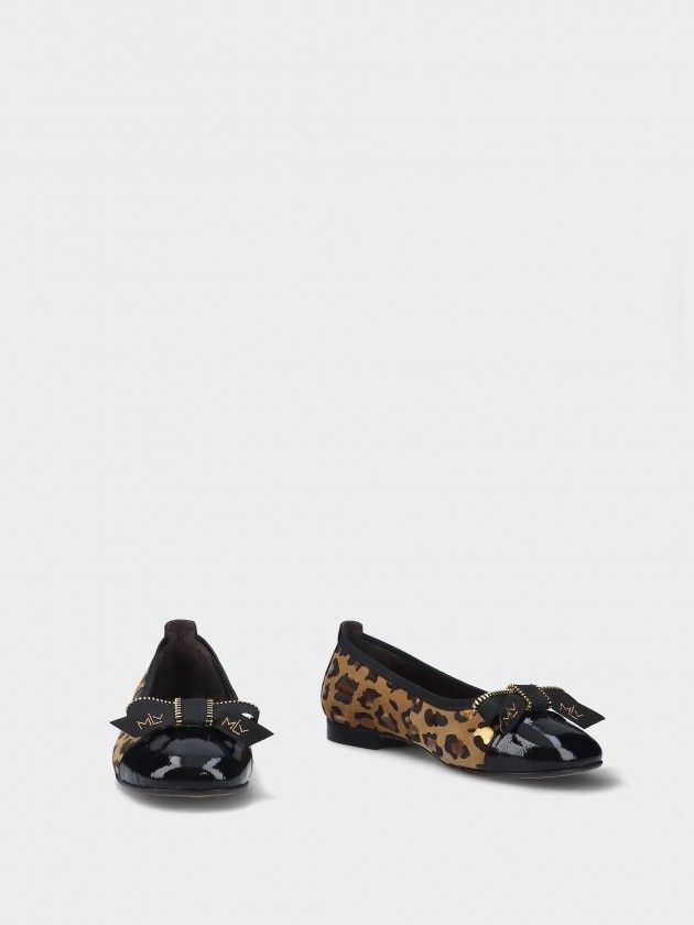 Leather Ballet Flats Rosa 18