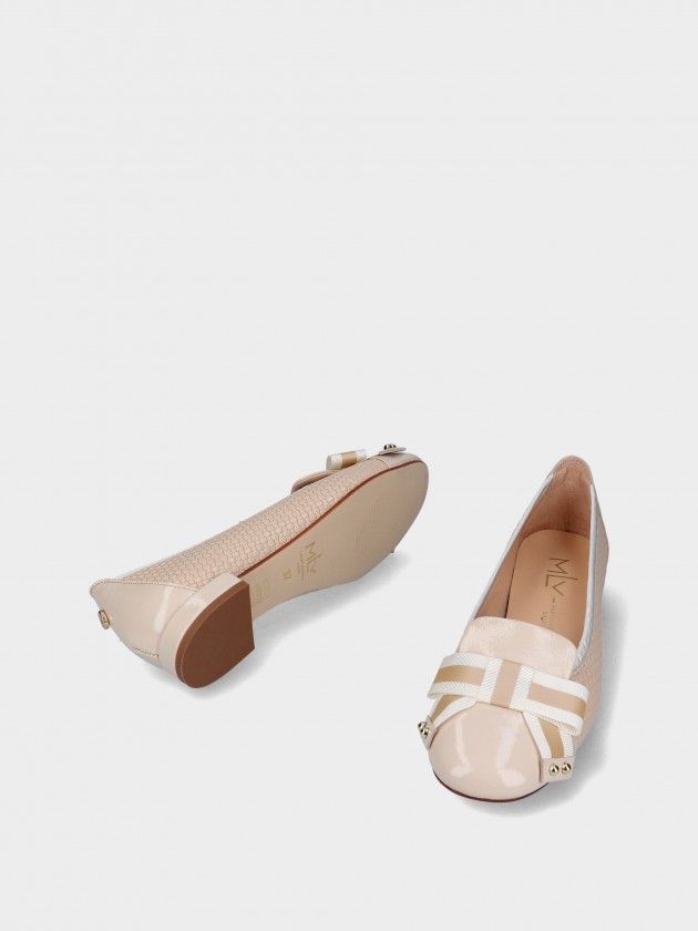 Leather Ballet Flats Rosa 19