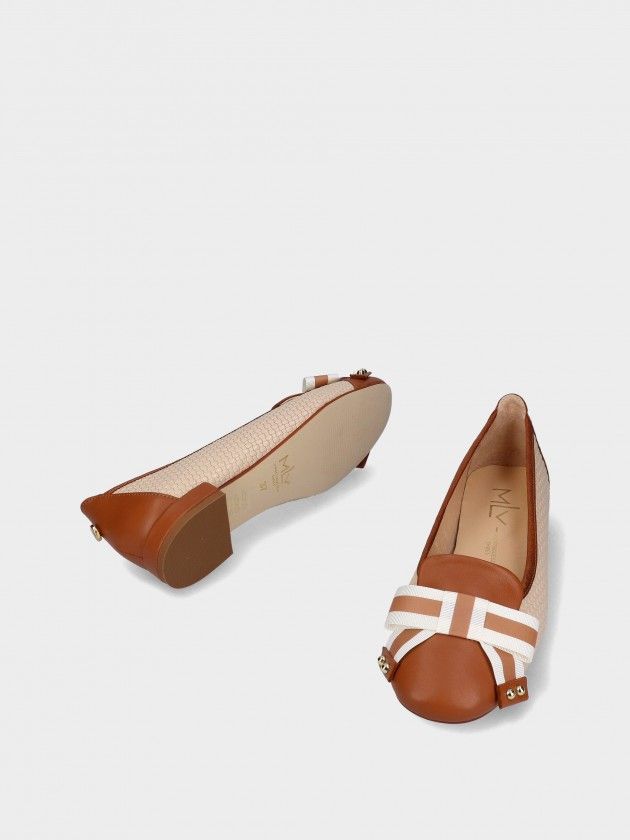 Leather Ballet Flats Rosa 19