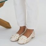 Leather Ballet Flats Rosa 19