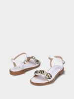Leather Flat Sandals Chris 09