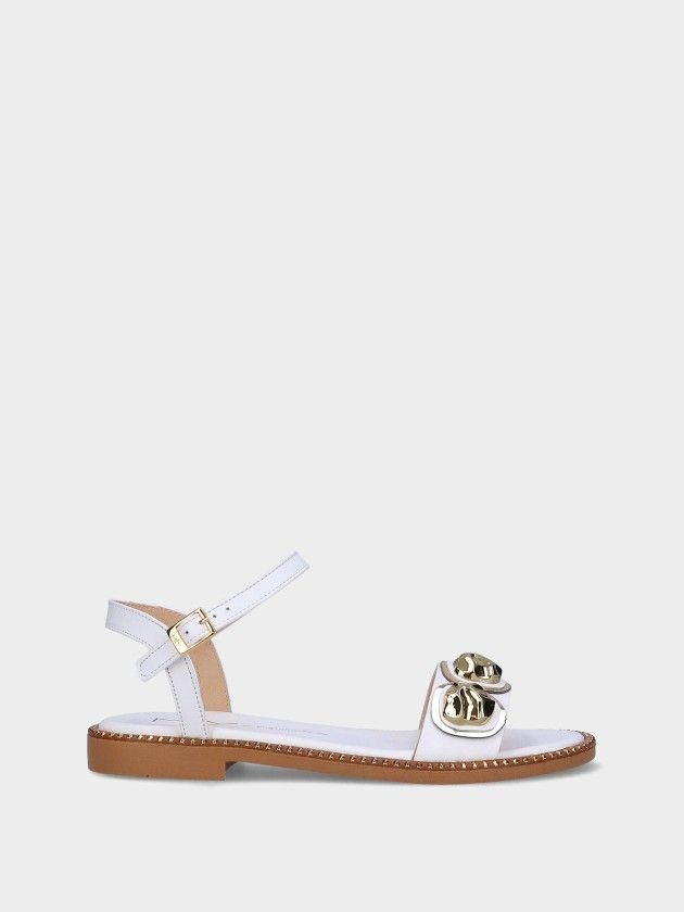 Leather Flat Sandals Chris 09