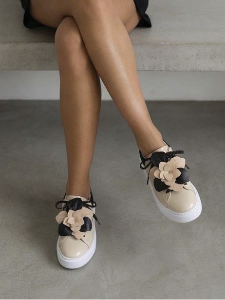 Leather Casual Chic Sneaker Adele 03