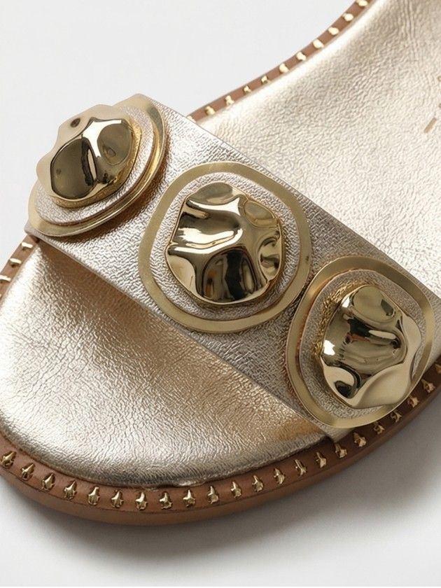 Leather Flat Sandals Chris 11