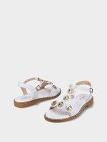 Leather Flat Sandals Chris 14