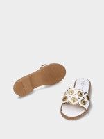 Leather Flat Sandals Chris 10 Leather Flat Sandals Chris 10