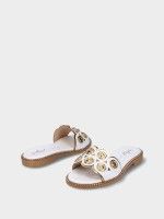 Leather Flat Sandals Chris 10 Leather Flat Sandals Chris 10